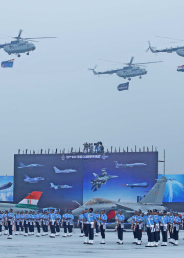 Indian Air Force Marks 93rd Anniversary with Grand Parade at Hindan Air Base