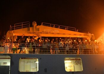 A voyage of excitement: Students from across the Islands experience the unique cruise to India’s lone active volcano