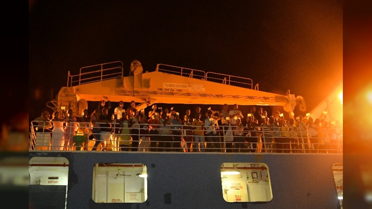 A voyage of excitement: Students from across the Islands experience the unique cruise to India’s lone active volcano