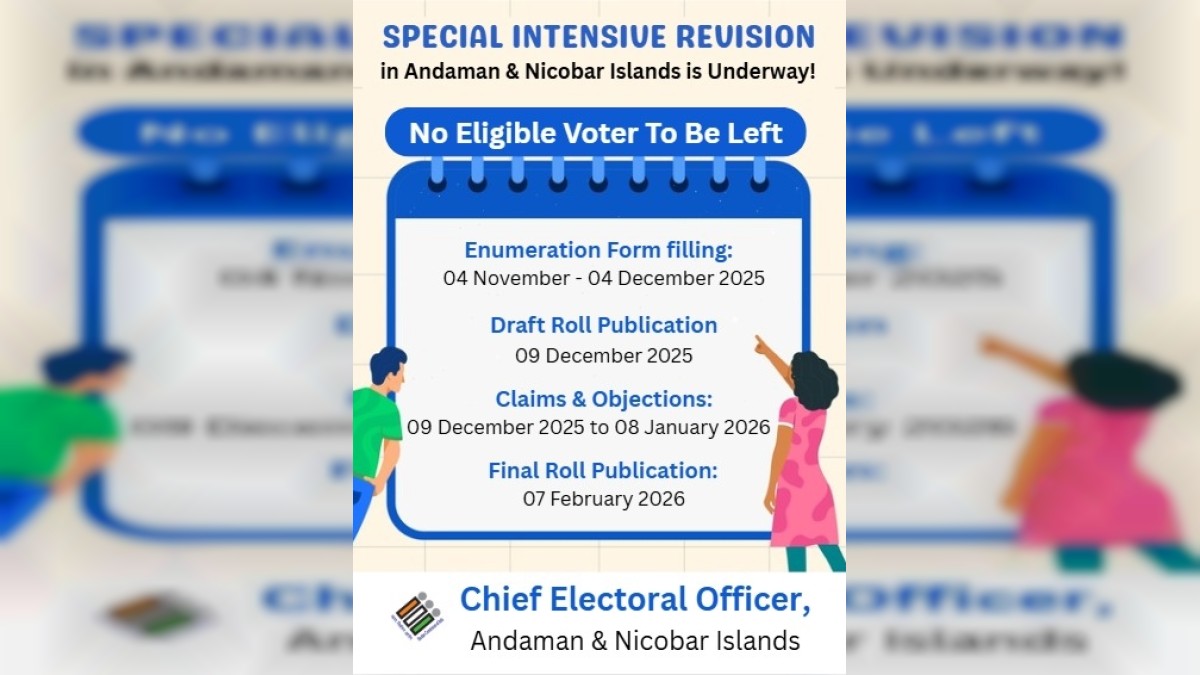 Door-to-Door Democracy: Voter roll revision drive kicks off across A&N Islands