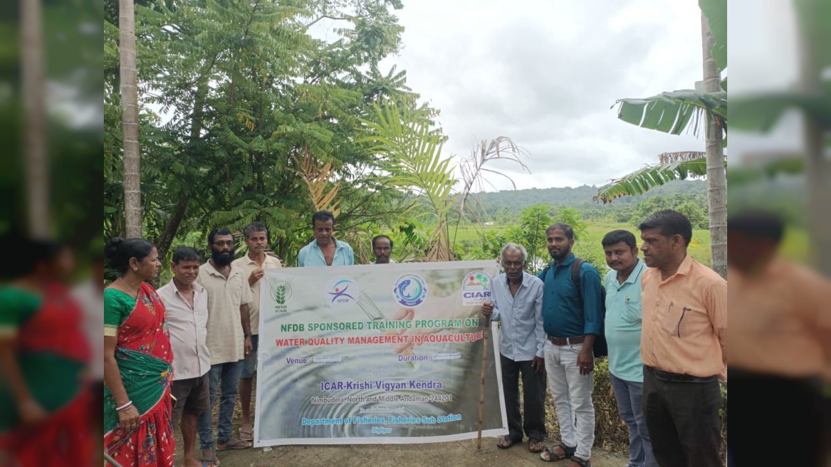 Casting knowledge for prosperity: KVK trains Diglipur farmers in sustainable aquaculture