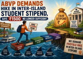 ABVP Demands Hike in Inter-Island Student Stipend, Says ₹1500 No Longer Sufficient