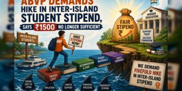 ABVP Demands Hike in Inter-Island Student Stipend, Says ₹1500 No Longer Sufficient