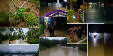 Torrential rain triggers flood havoc across Diglipur villages